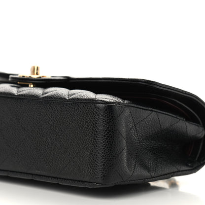 Chanel Caviar Quilted Medium Double Flap Black 8 of 8