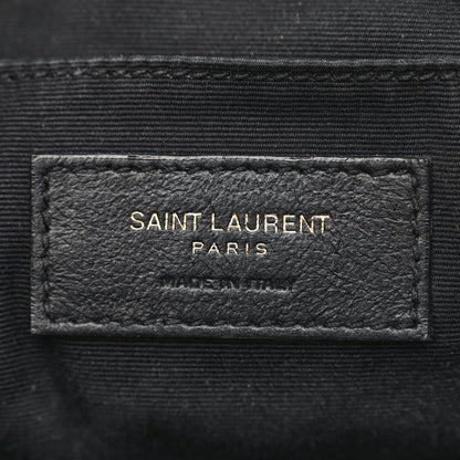 Saint Laurent Calfskin Matelasse Monogram Lou Camera Bag Dark Latte 6 of 16