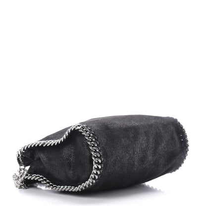 Stella McCartney Shaggy Deer Mini Falabella Fold Over Tote Black 4 of 9
