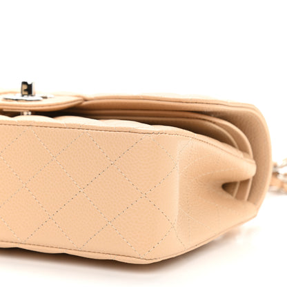 Chanel Caviar Quilted Small Double Flap Beige 10 of 11