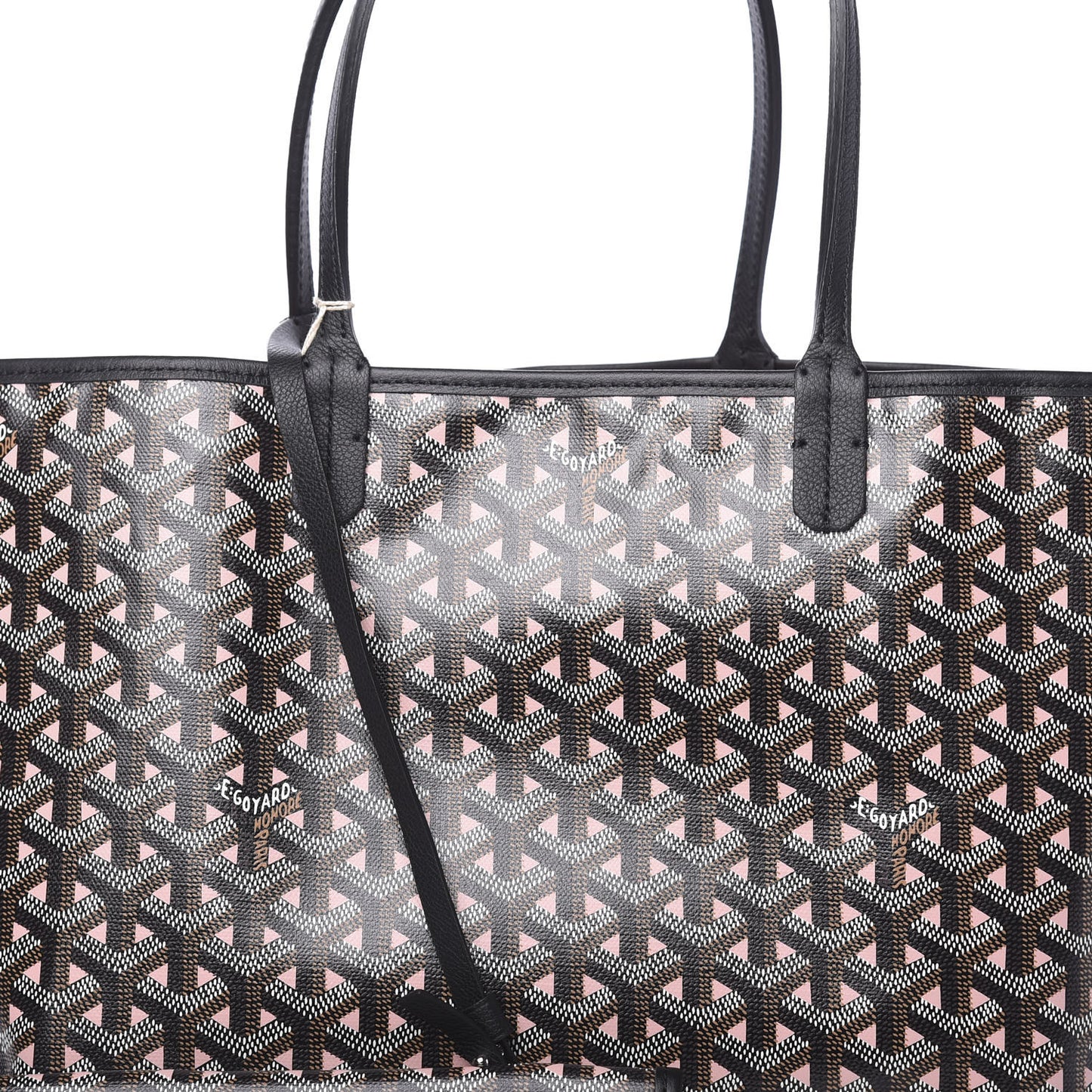Goyardine Saint Louis Claire Voie PM Black Rose Pink