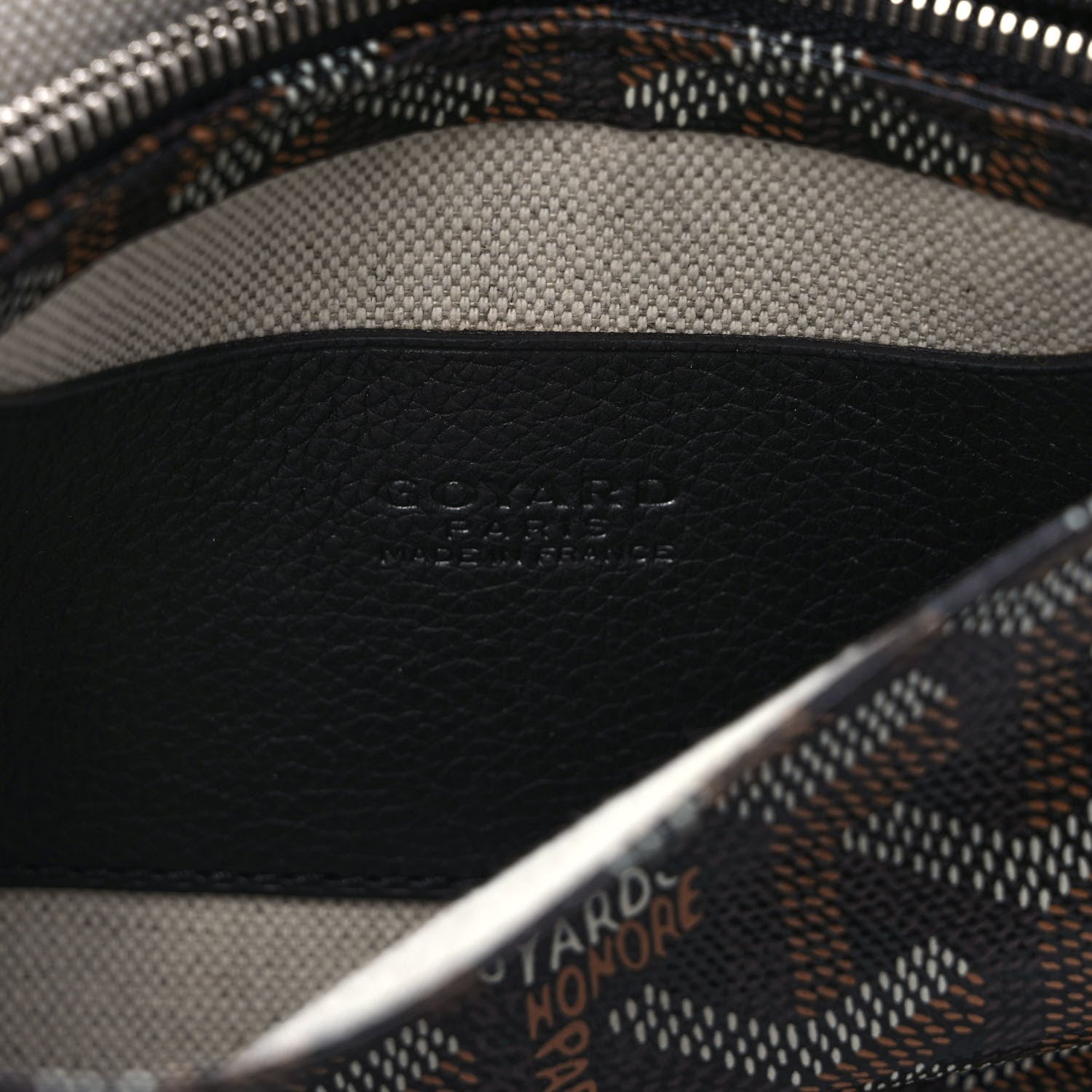 Goyard Goyardine Plumet Wallet Clutch Black 7 of 9