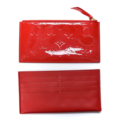 Louis Vuitton Vernis Felicie Pochette Chain Wallet Cherry 11 of 11
