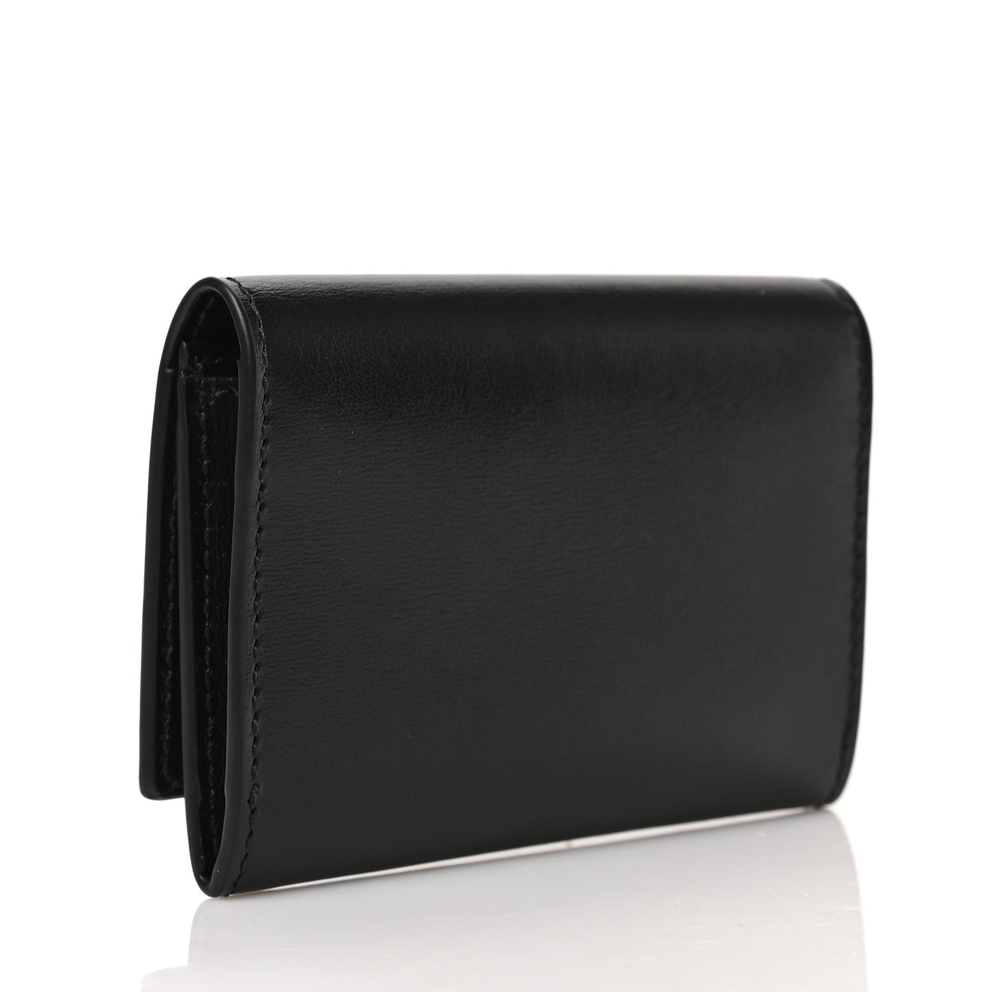 Boarded Plutone Calfskin GG Marmont Card Case Black