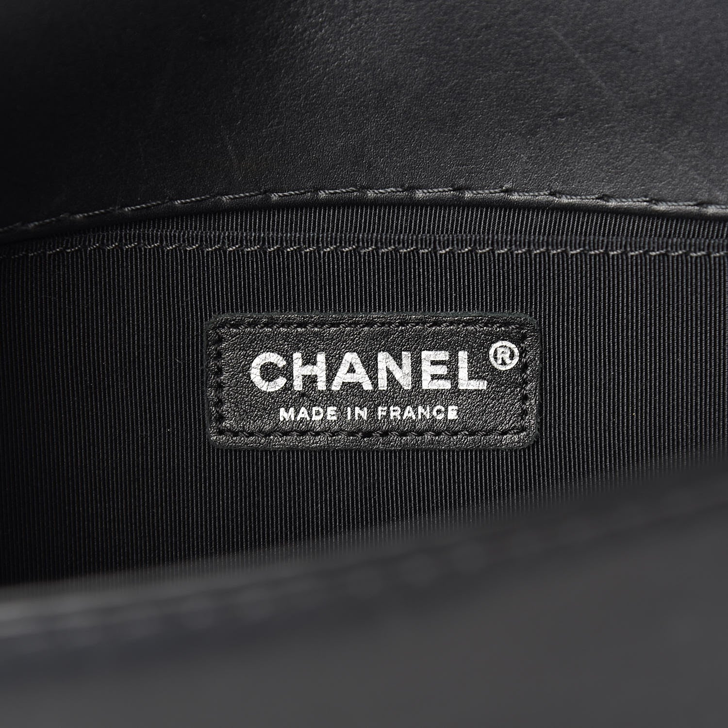Chanel Lambskin Stitch Quilted Medium Boy Flap Black 6 of 14