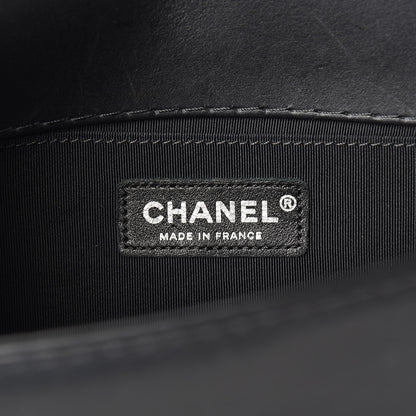 Chanel Lambskin Stitch Quilted Medium Boy Flap Black 6 of 14