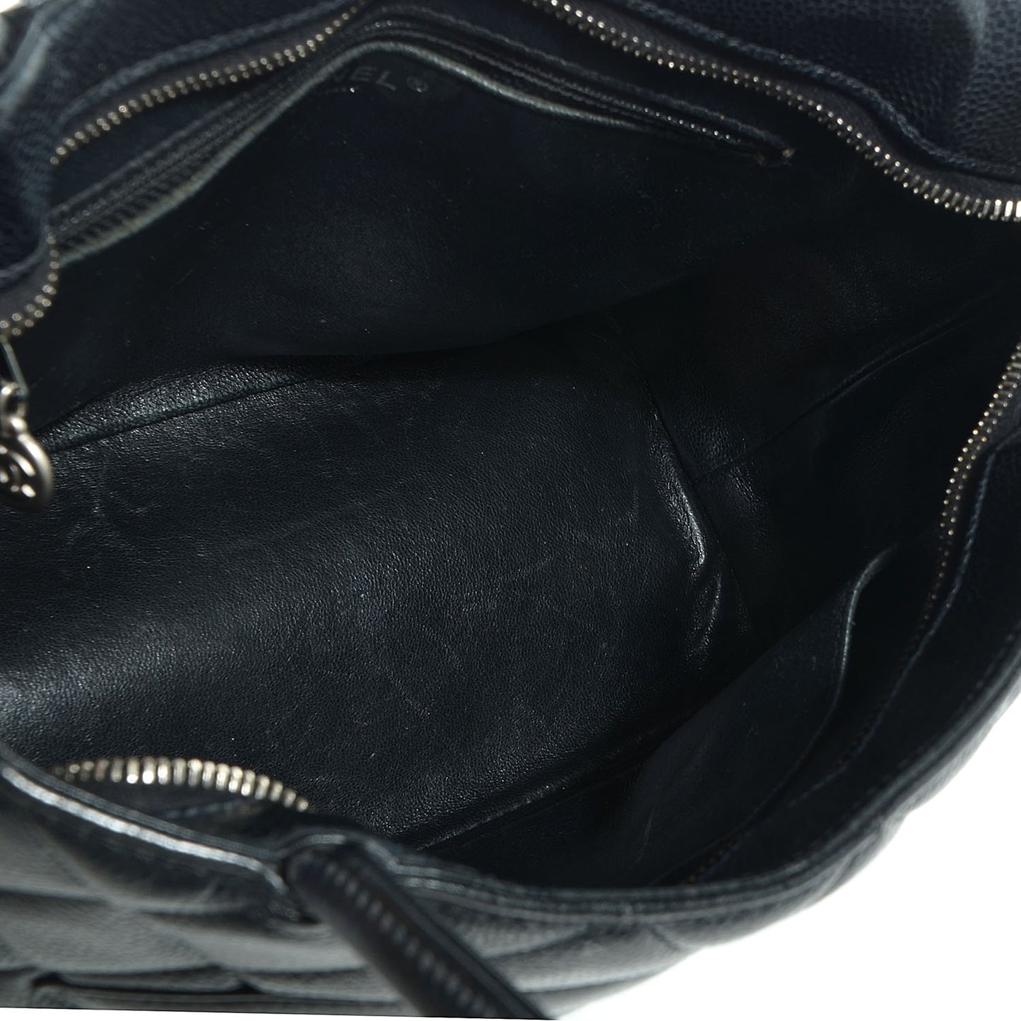 Caviar Medallion Tote Black