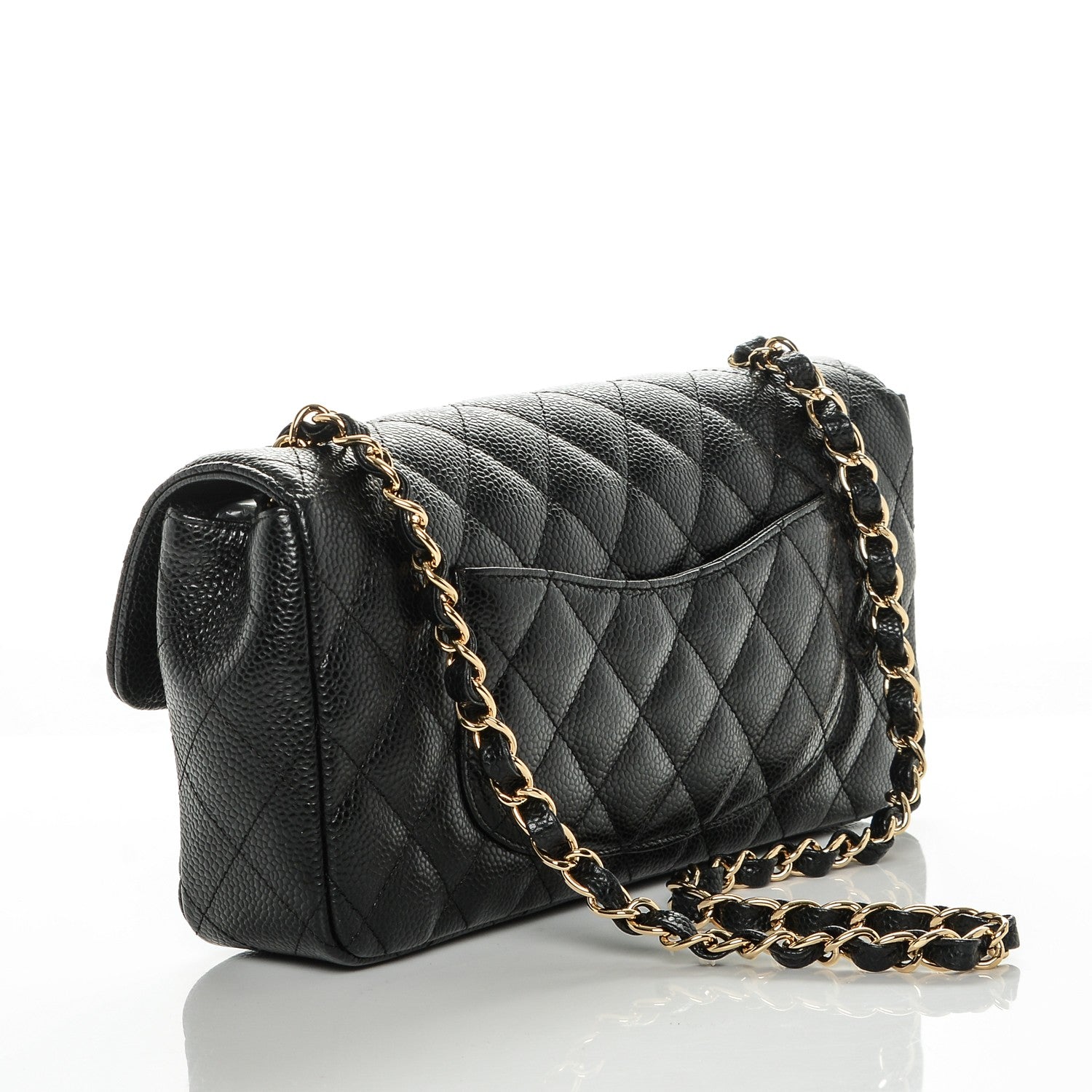 Chanel Caviar Quilted East West Flap Black 3 of 7