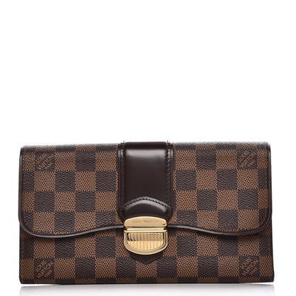Louis Vuitton Damier Ebene Sistina Wallet 1 of 6