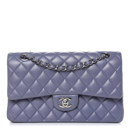 Chanel Lambskin Quilted Medium Double Flap Light Purple 1 of 21