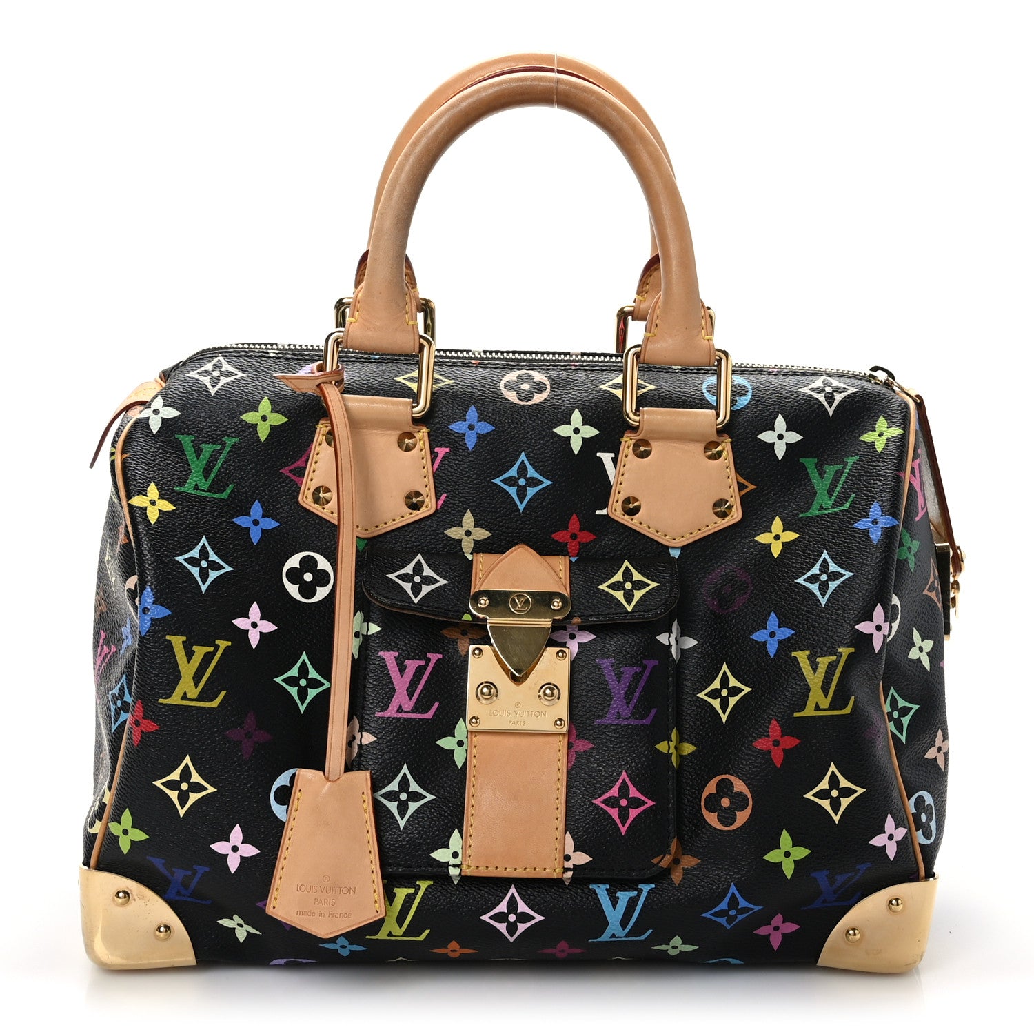 Louis Vuitton Monogram Multicolor Speedy 30 Black 1 of 10