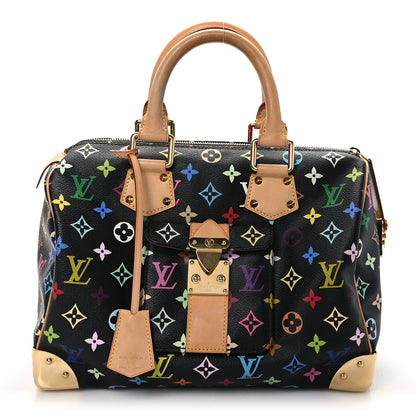 Louis Vuitton Monogram Multicolor Speedy 30 Black 1 of 10