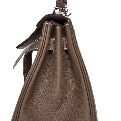 Hermes Togo Kelly Retourne 28 Etoupe 22 of 36