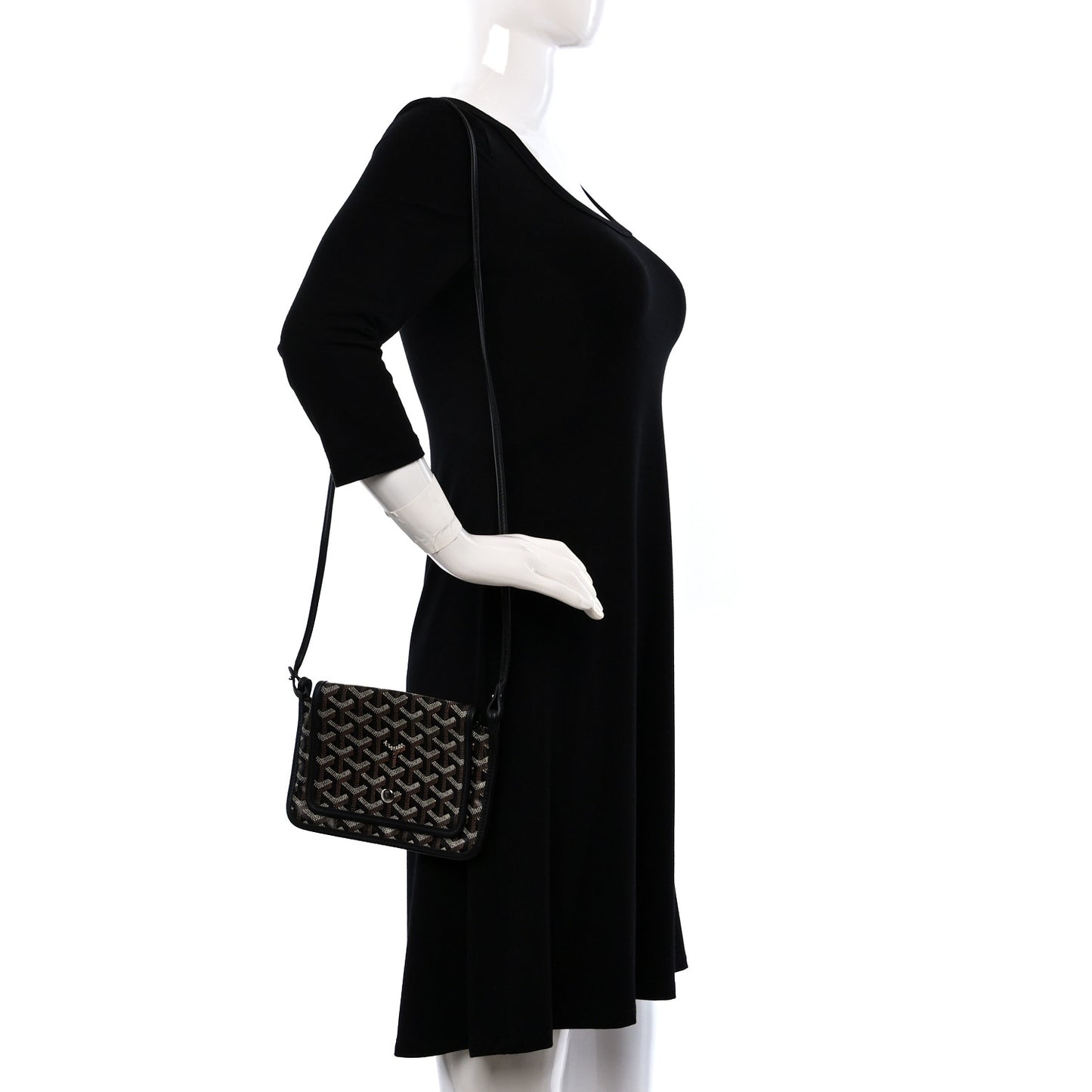 Goyardine Plumet Wallet Clutch Black