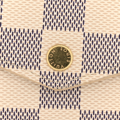 Louis Vuitton Damier Azur Sarah Wallet NM 7 of 8