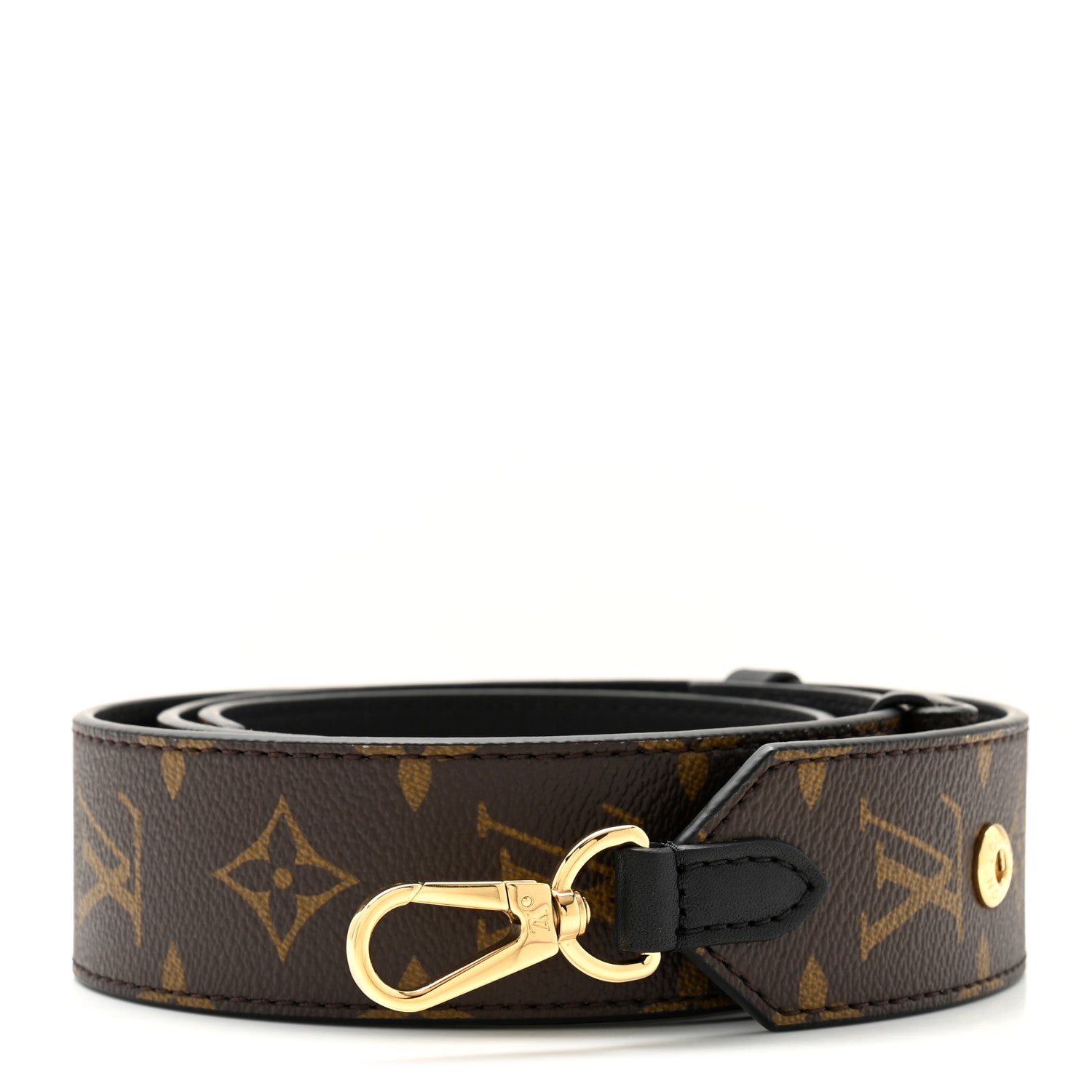 Louis Vuitton Monogram Adjustable Bandouliere Shoulder Strap Black 1 of 5