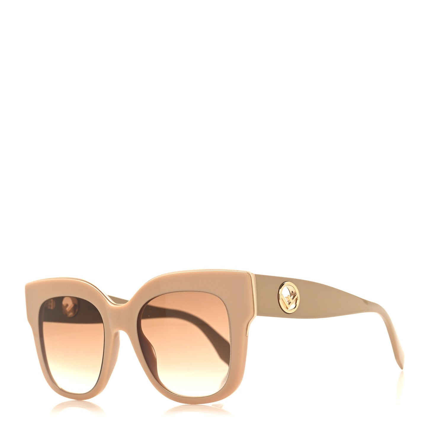 Acetate F is Fendi Sunglasses FF 0359/G/S Beige