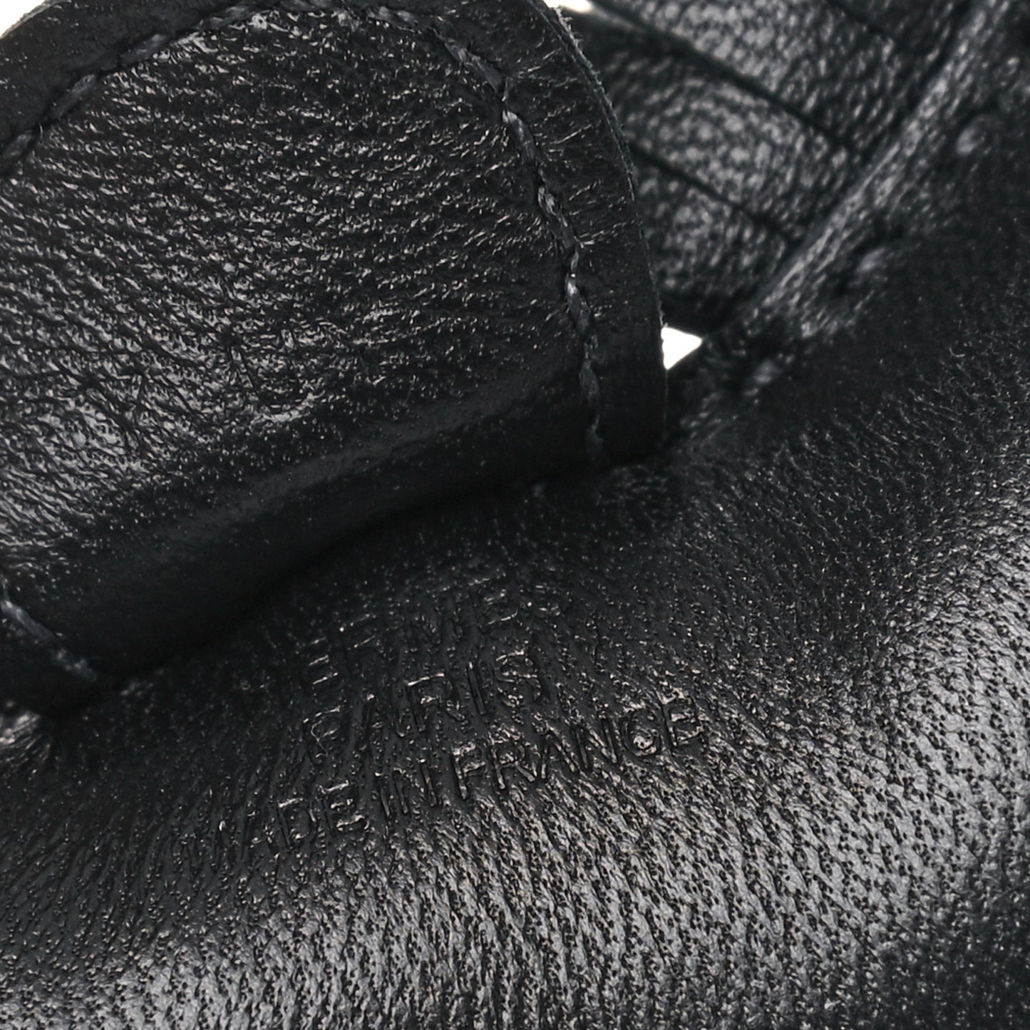 Milo Lambskin Grigri Rodeo Horse Bag Charm PM So Black
