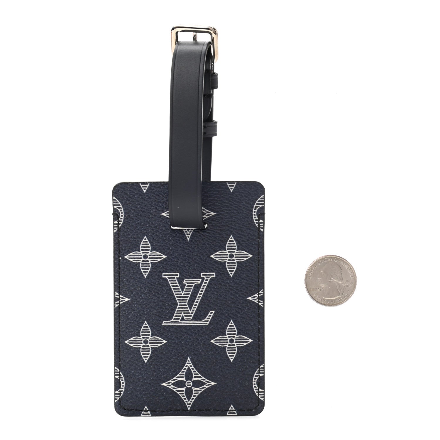 Louis Vuitton Savane Monogram Chapman Lion Luggage Tag 2 of 3