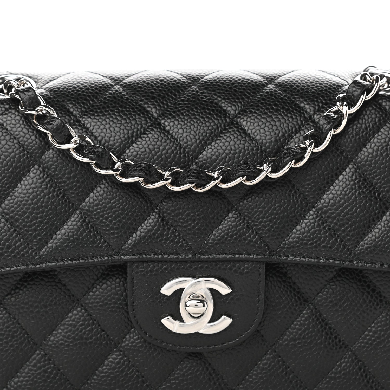 Chanel Caviar Quilted Small Double Flap Black 8 of 11