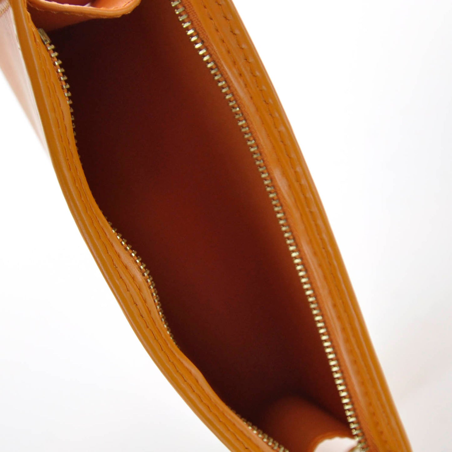 Epi Pochette Accessories Pouch Mandarin
