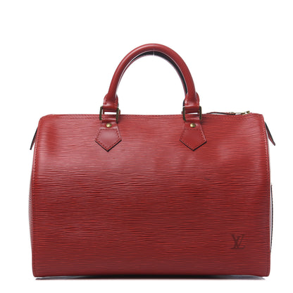 Louis Vuitton Epi Speedy 30 Castillan Red 1 of 11
