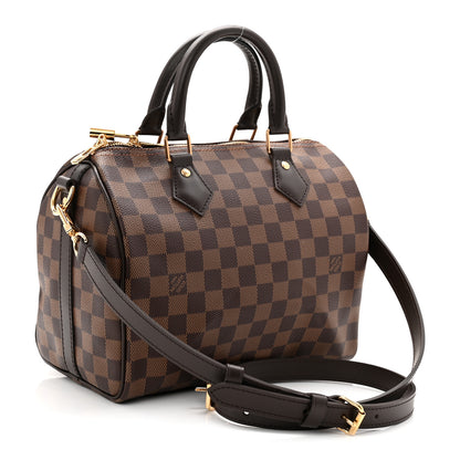 Louis Vuitton Damier Ebene Speedy Bandouliere 25 4 of 21
