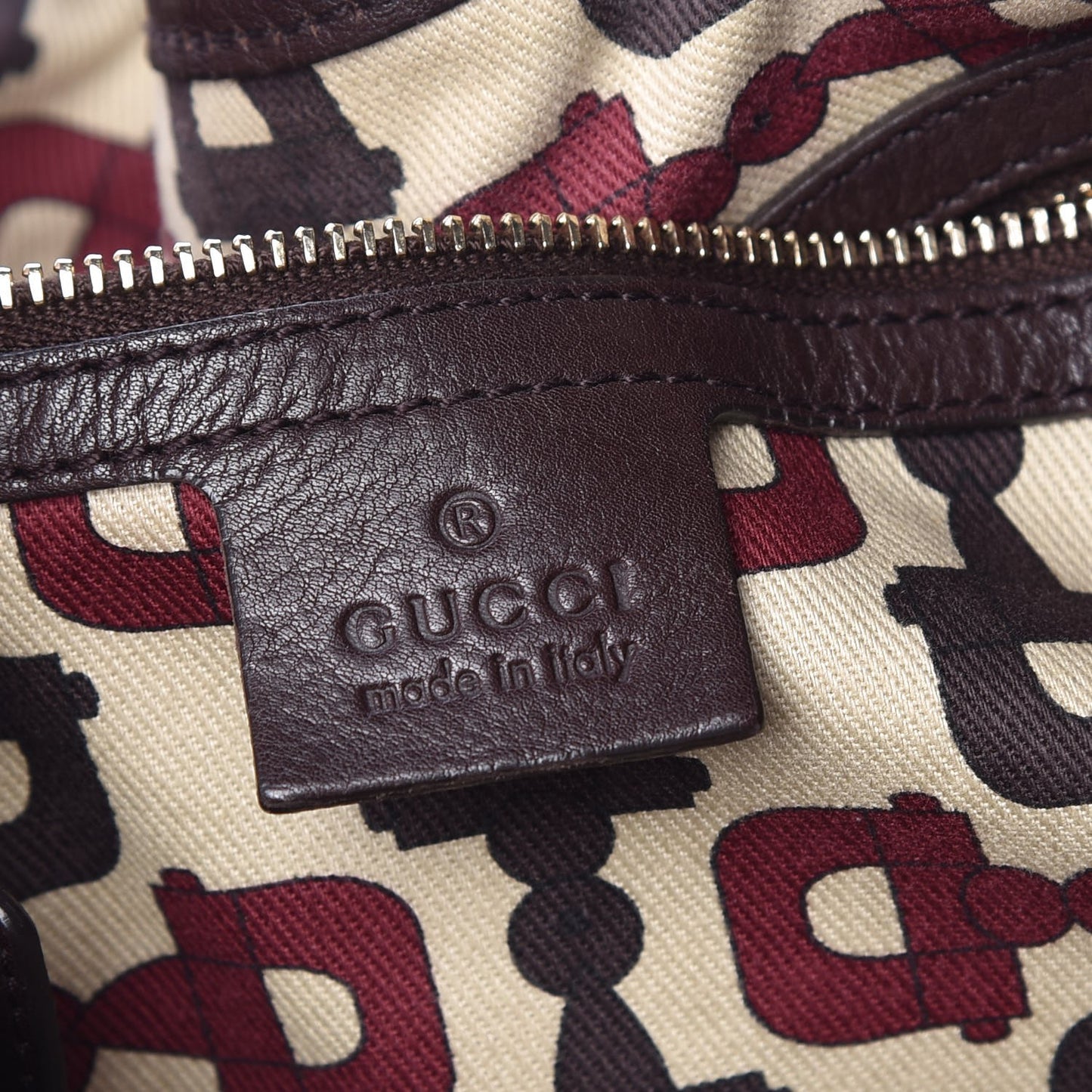 Guccissima Small Pelham Shoulder Bag Chocolate