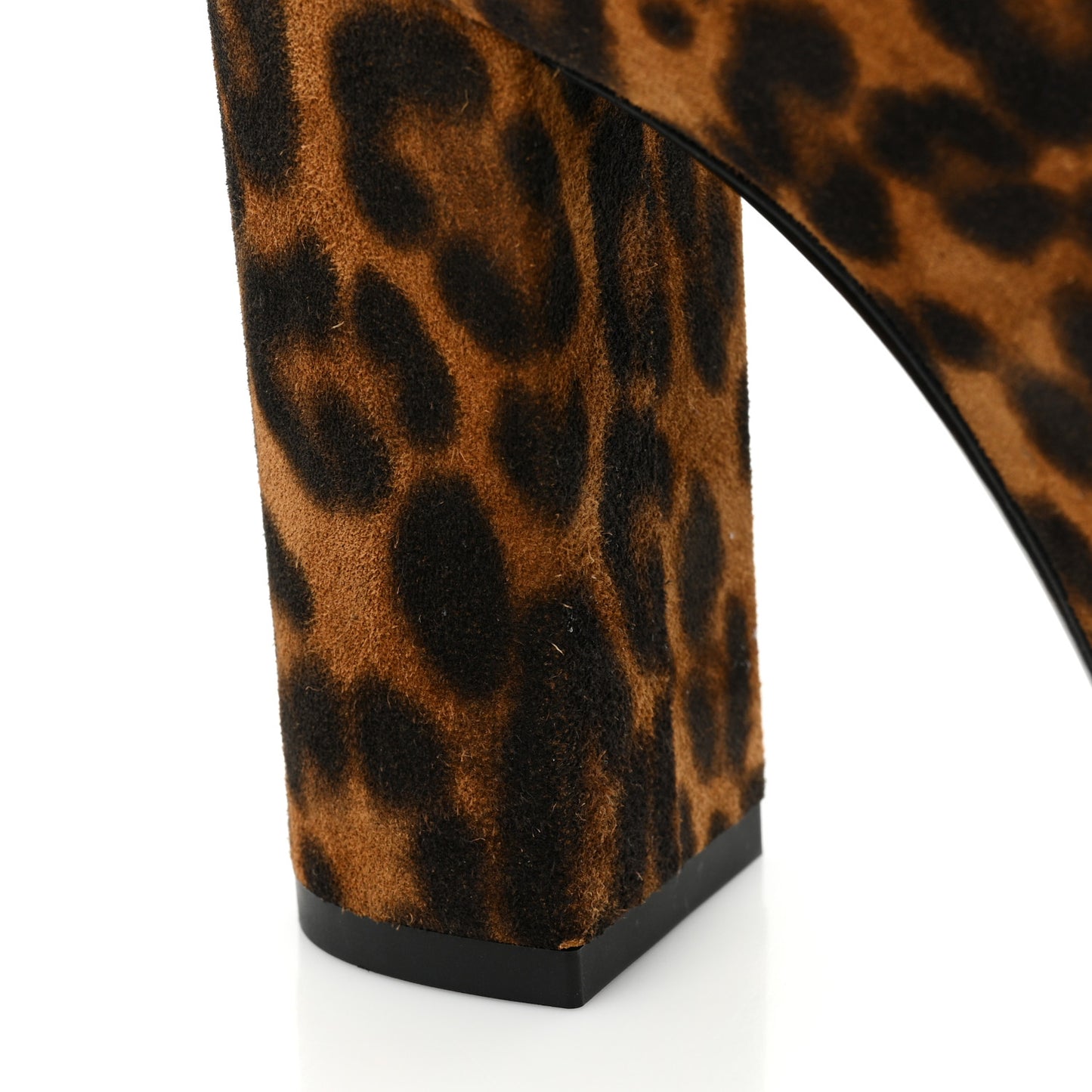 Suede Lou Ankle Boots 35.5 Leopard