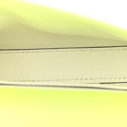 Fendi X MARC JACOBS Nappa Vitello King Logo Print Phone Baguette Yellow Fluo 5 of 12