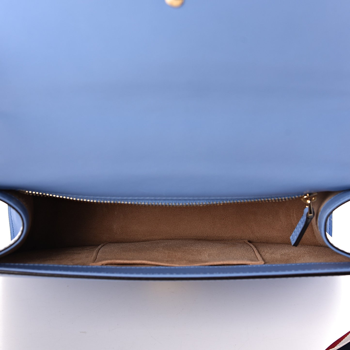 Calfskin Small Sylvie Shoulder Bag Clear Sky Blue