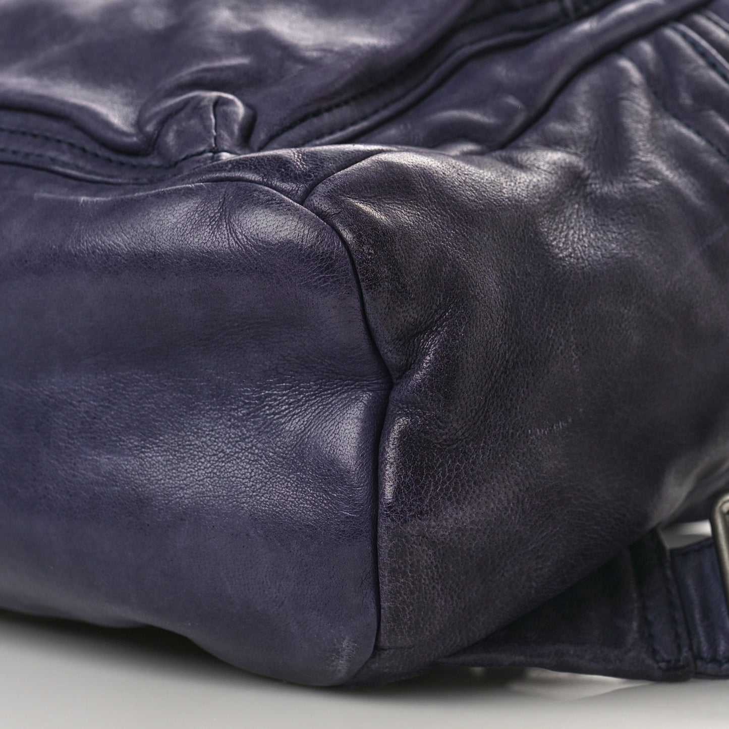 Lambskin Small Tumbler Backpack Navy