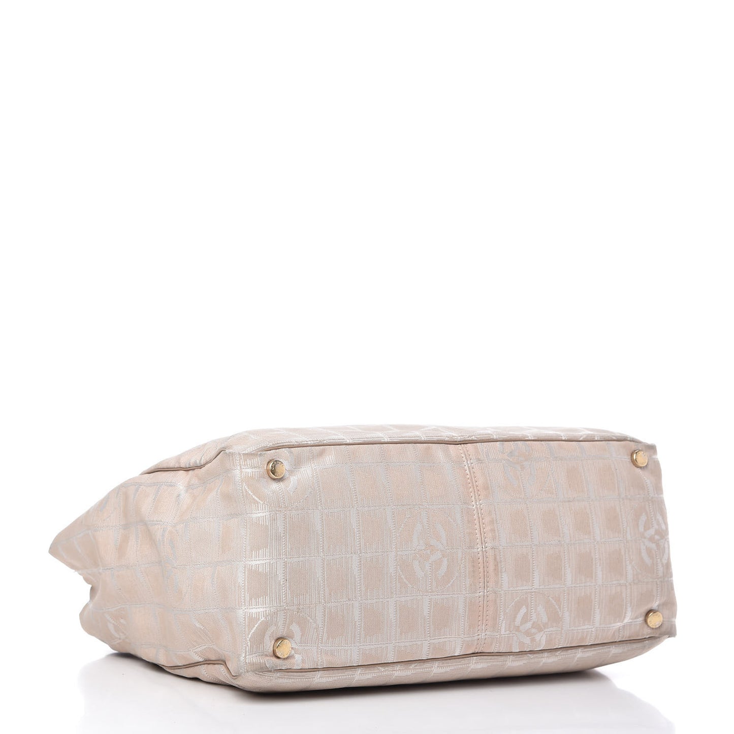 Nylon Medium Travel Tote Beige