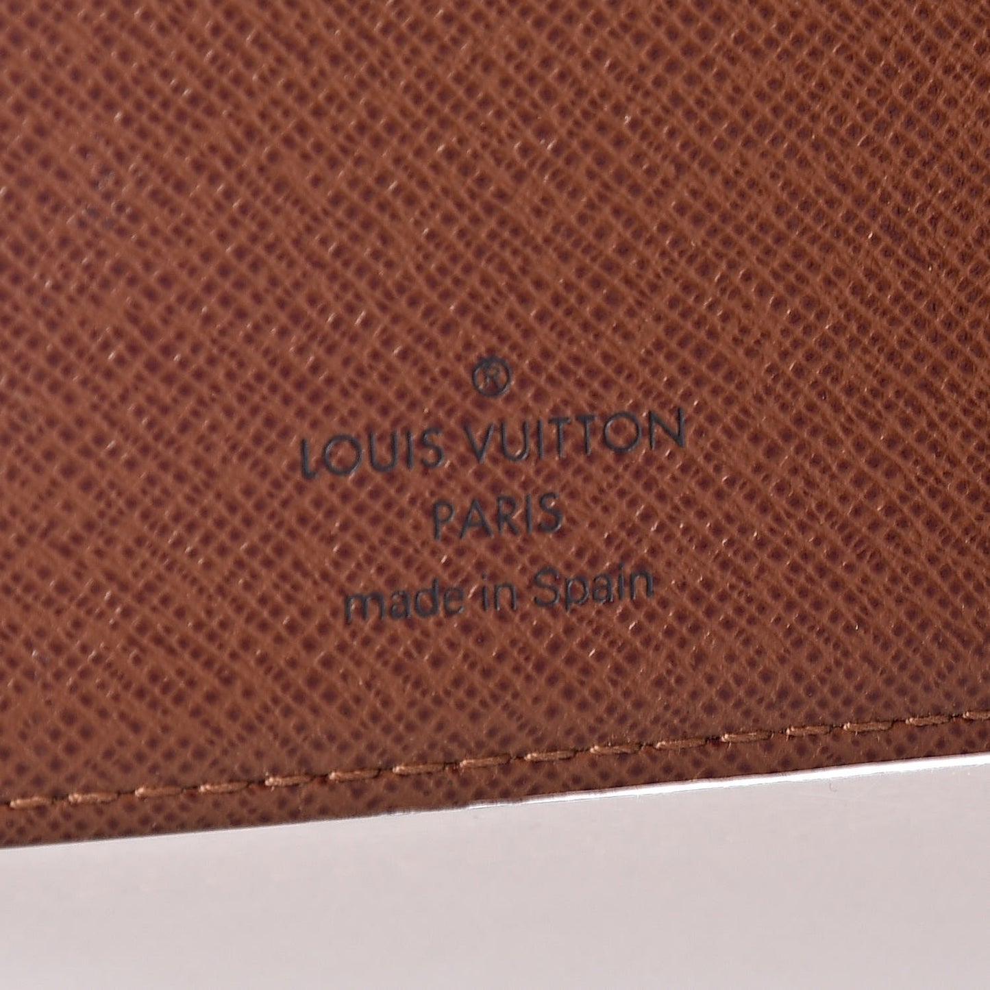 Monogram Pocket Agenda Cover