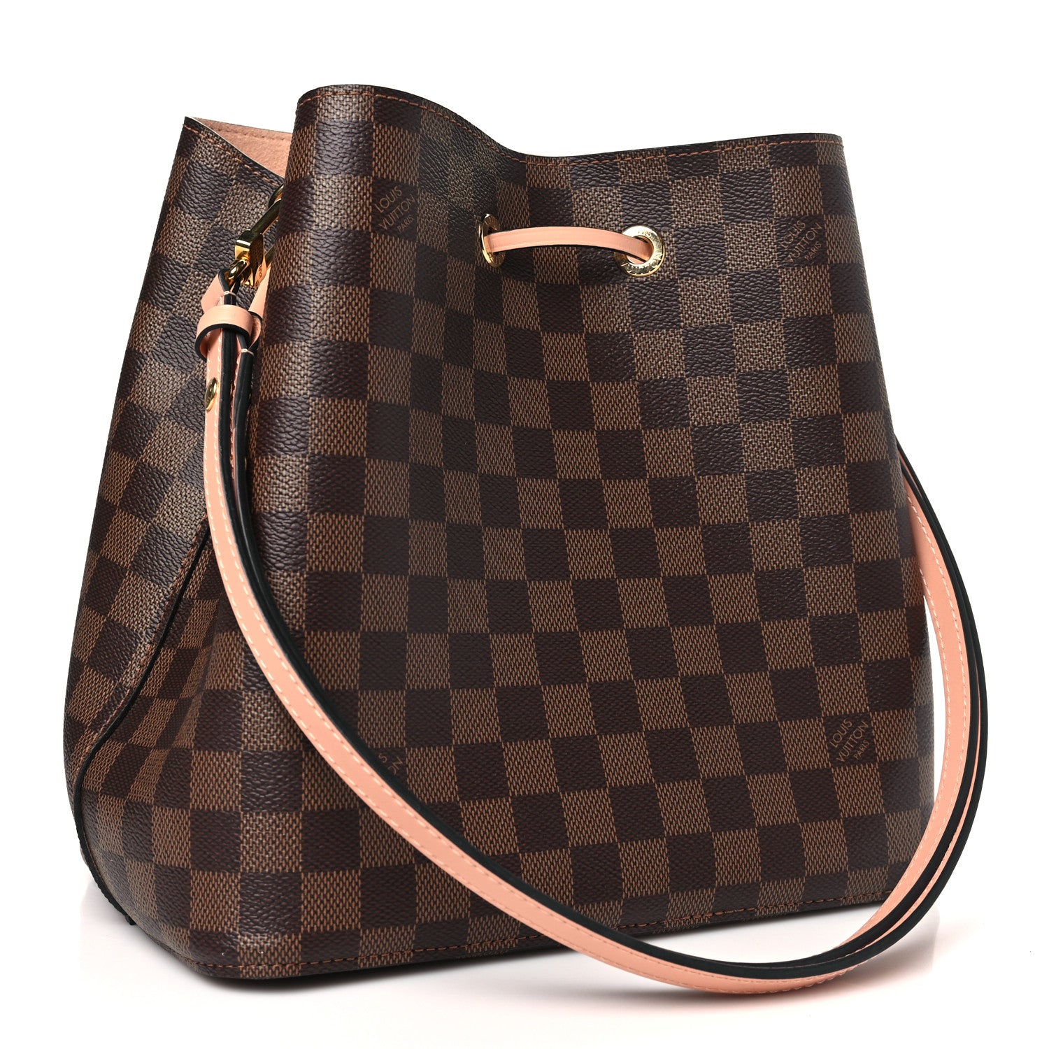 Louis Vuitton Damier Ebene Neonoe MM Venus Pink 3 of 9