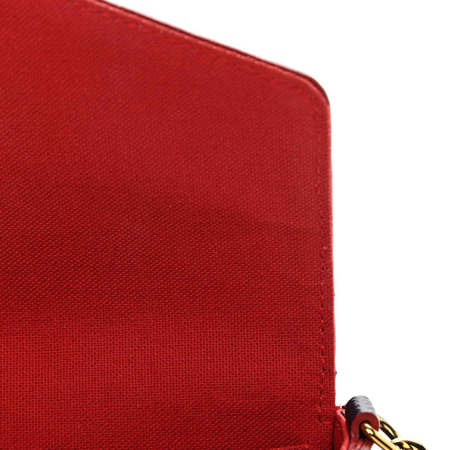 Empreinte Pochette Felicie Chain Wallet Marine Rouge
