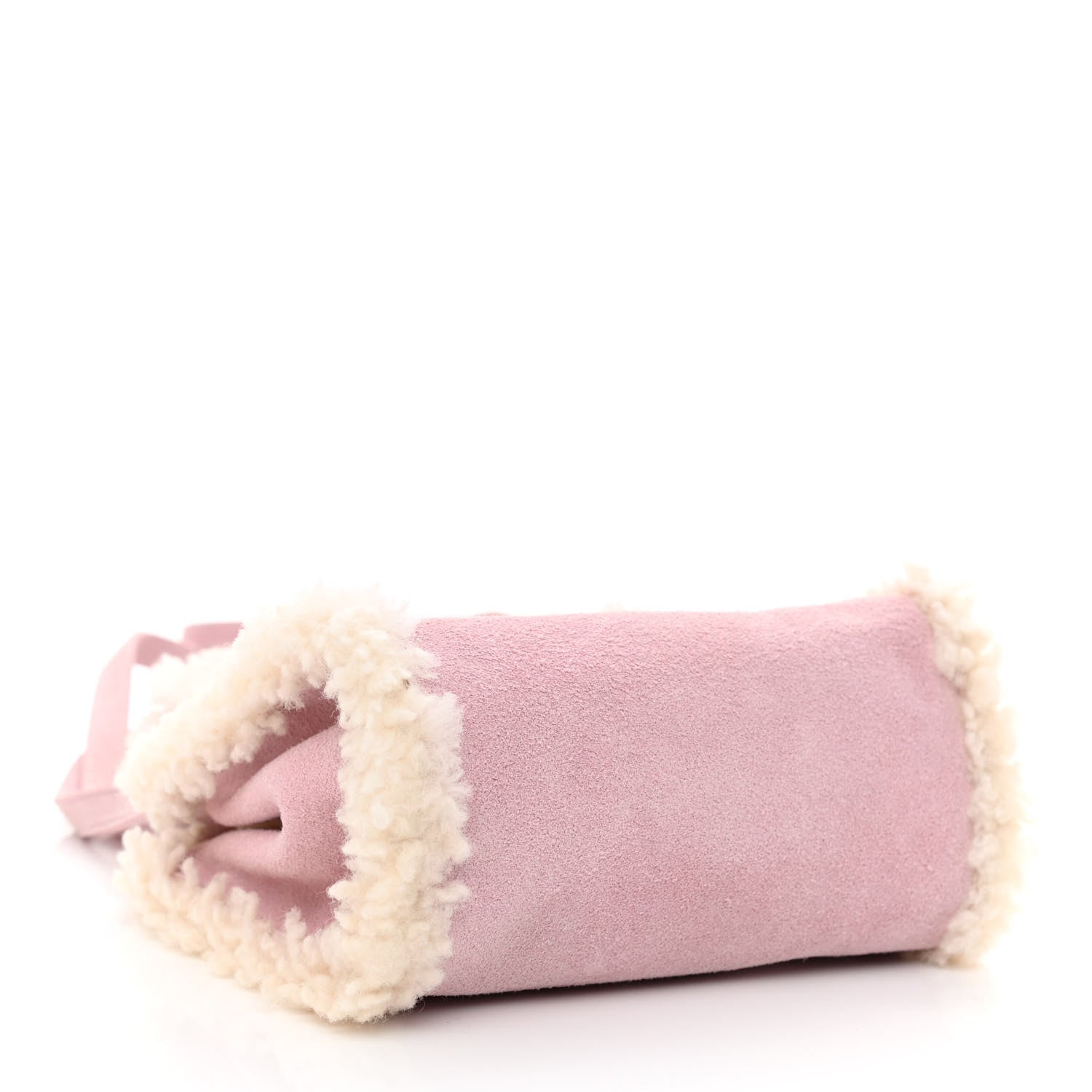 Telfar X UGG Suede Shearling Small Shopping Bag Pink 4 of 11