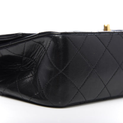 Chanel Lambskin Quilted Small Double Flap Black 9 of 11