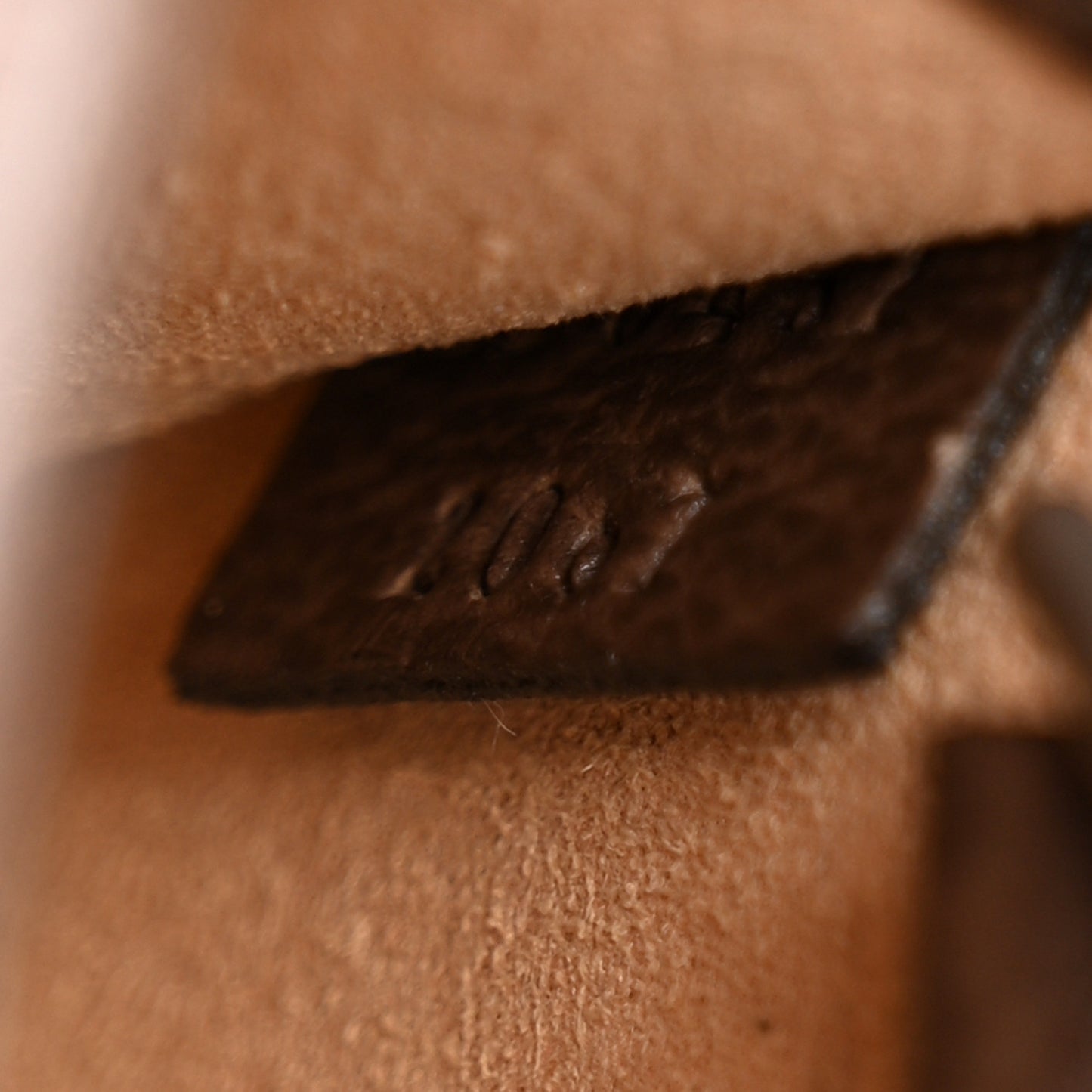Monogram Jumbo GG Textured Dollar Calfskin Super Mini Dionysus Shoulder Bag Camel Ebony New Acero