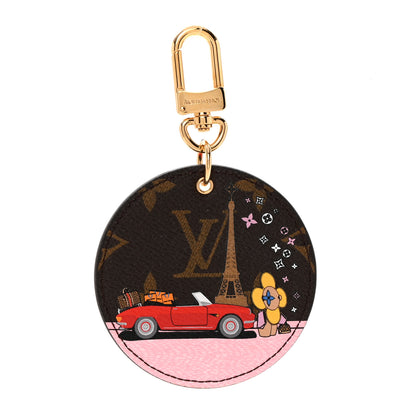 Louis Vuitton Monogram 2019 Christmas Animation Paris Bag Charm Key Ring 1 of 3