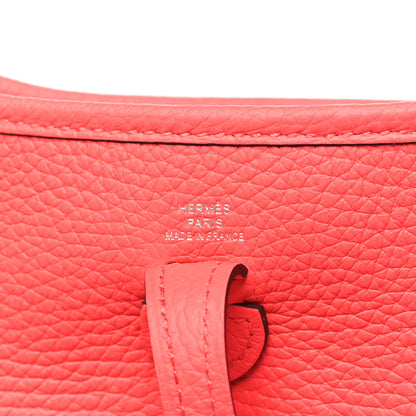 Hermes Taurillon Clemence Evelyne TPM Rouge Pivoine 6 of 10
