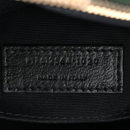 Saint Laurent Calfskin Matelasse Monogram Lou Camera Bag Military Green 7 of 10