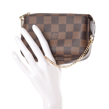 Louis Vuitton Damier Ebene Mini Pochette Accessories 2 of 8