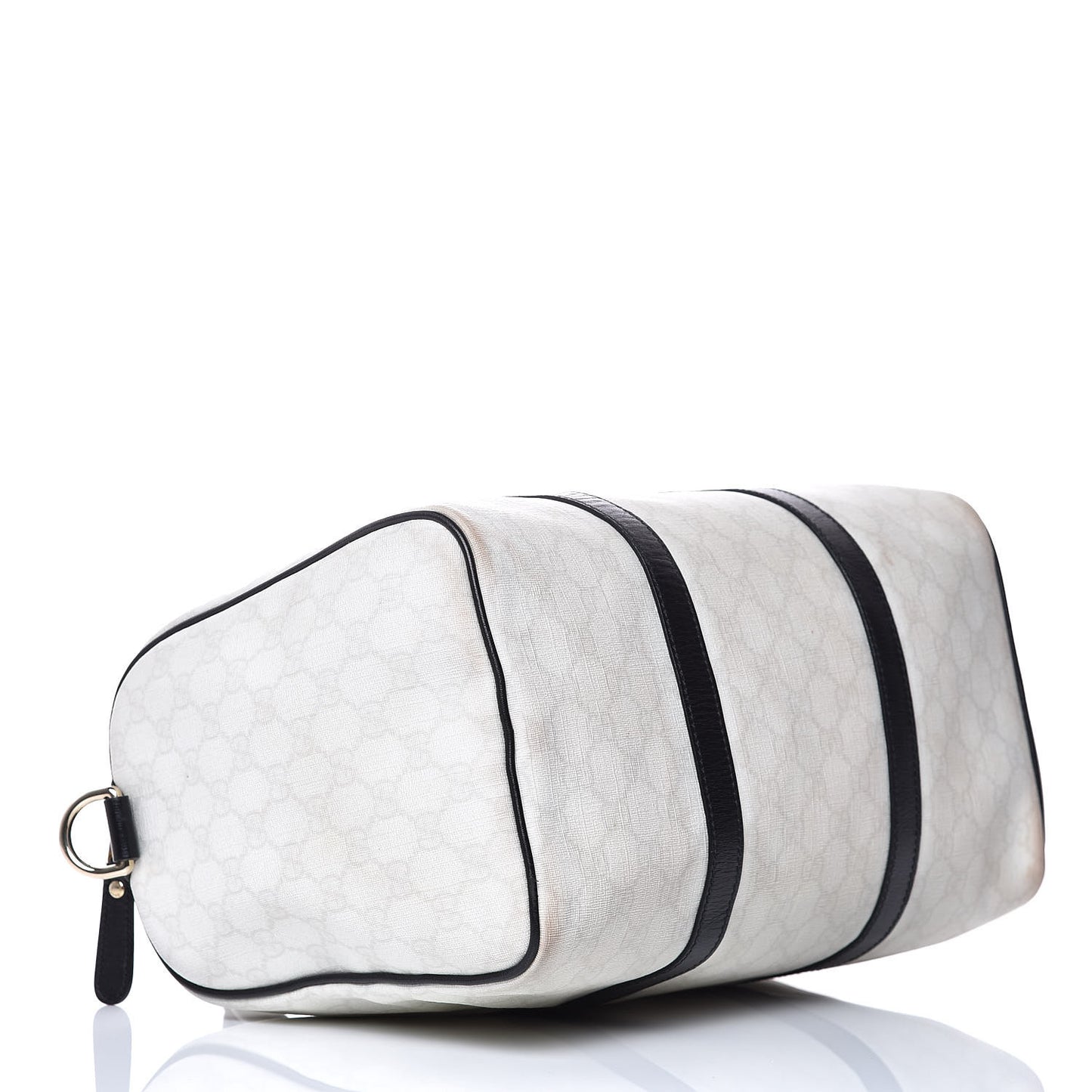 GG Plus Monogram Medium Joy Boston White Black