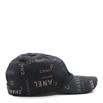 Chanel Denim Mood Cap Hat Black 5 of 8