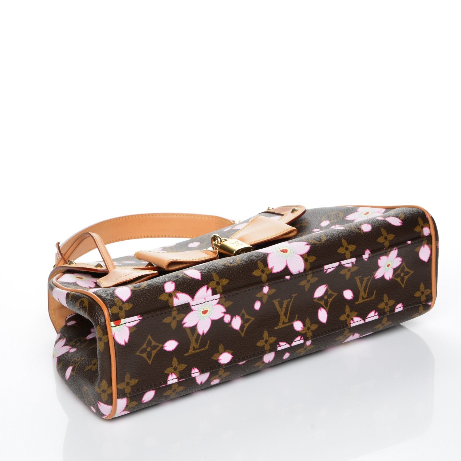 Louis Vuitton Monogram Cherry Blossom Sac Retro Bag Brown 4 of 9