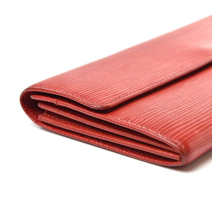 Louis Vuitton Epi Sarah Wallet Coquelicot 12 of 18
