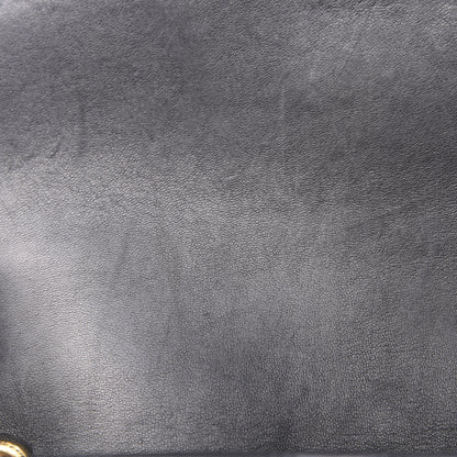 Saint Laurent Lambskin Matelasse Chevron Monogram Medium Sulpice Bag Black 9 of 12