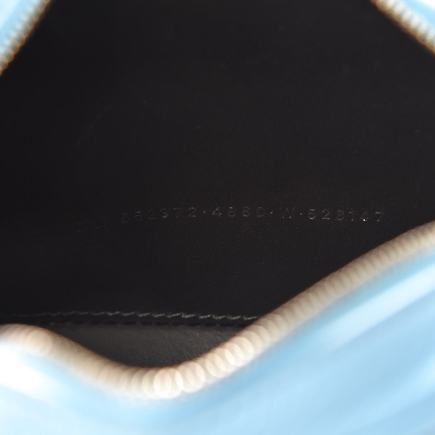 Calfskin XS Everyday Camera Bag Baby Blue Black