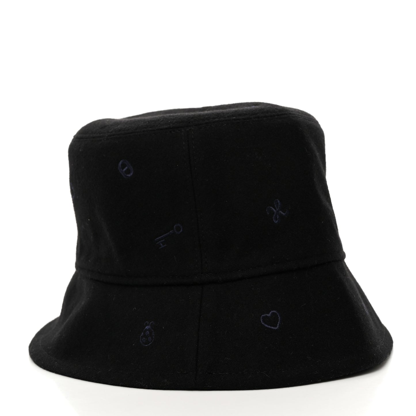 Cashmere Debbie Charms Bucket Hat 58 Black